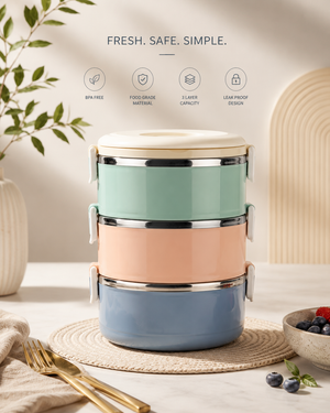 3 piece Lunch Box