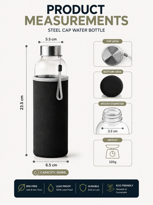 Steel Cap Water Bottle