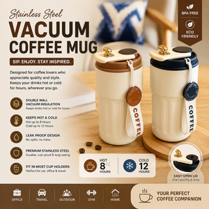 Stainless Steel Vacuum Coffee Mug