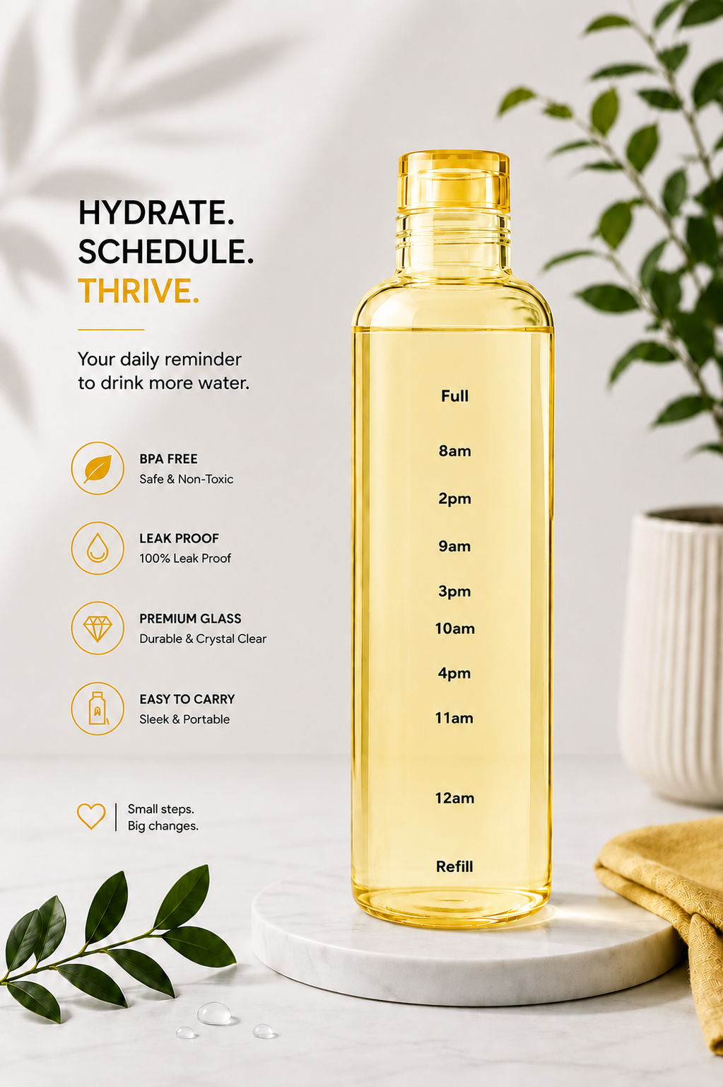 Time Marked Bottle