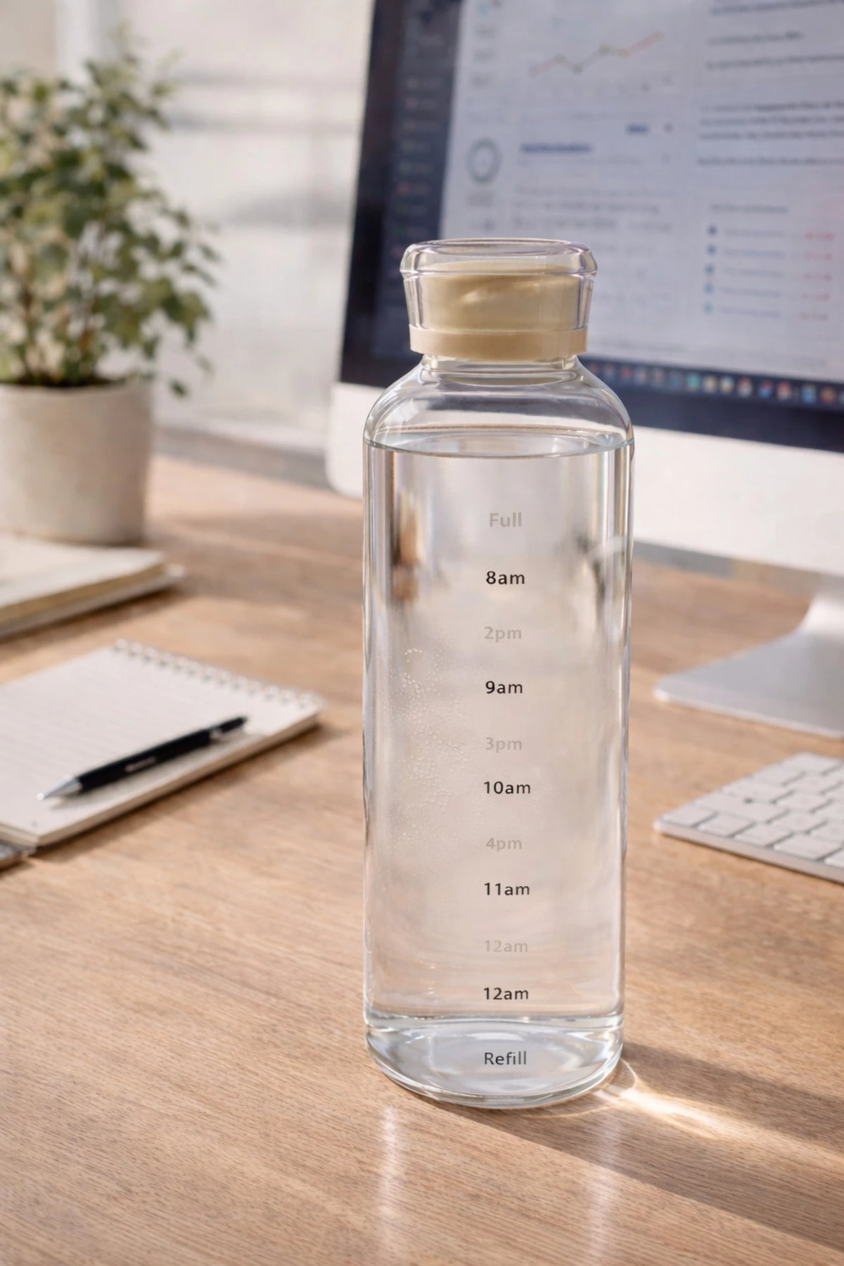 Motivational Timer Water Bottle