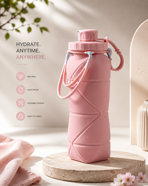 Folding Silicone Water Bottle