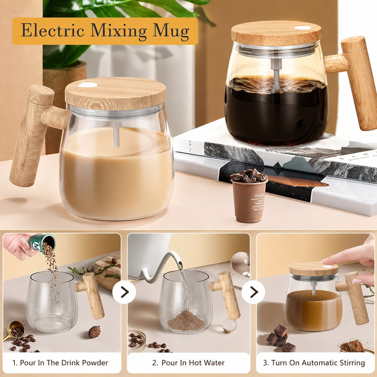 Electric Self Stirring Mug (400ml)
